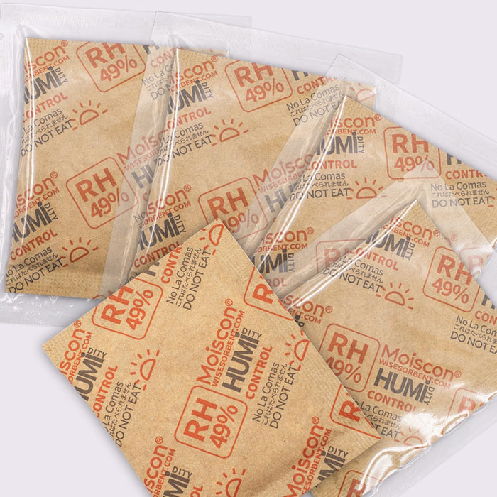 49% 8 Gram Two-Way Humidity Packs for Wooden Instrument,Size 8 for Music Instrument Cases, Hydration Humidity Humidifier Moisture Control Packets Individually Wrapped