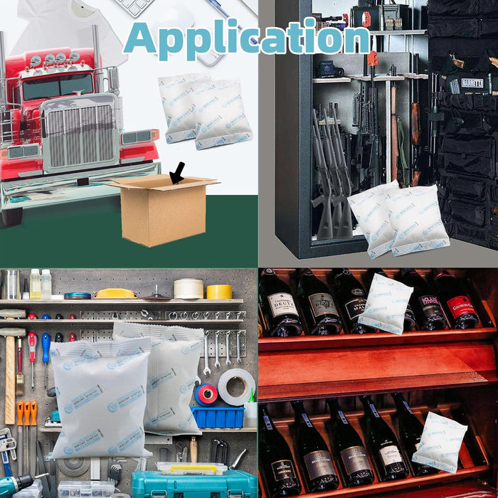 100g Silica Gel Packets Moisture Absorber Silica Gel Beads Packs for Moisture Control