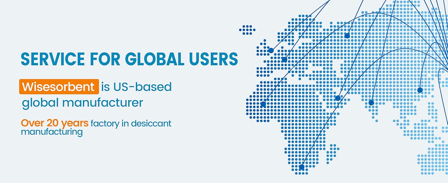 4U Indicating Desiccant Packs with Transparent Window-Rechargeable