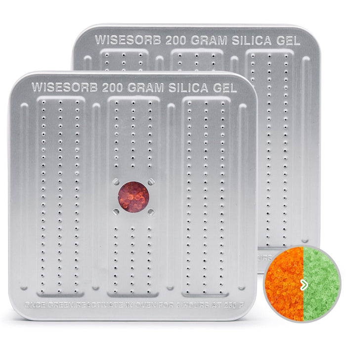 200Gram X 48pcs  Reusable Indicating Silica Gel Canister(Orange to Green)