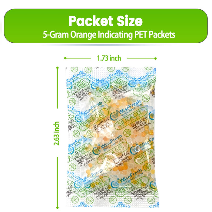 5 Gram Food grade indicator silica gel desiccant package