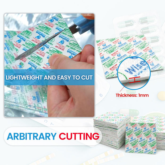 Fiber Desiccant Card 1.57 x 1.57 x 0.04 Inch