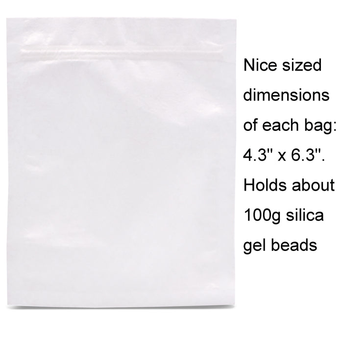 Small Resealable Nonwoven Zip Lock Paper Bags 4.3 by 6.3 Inch — Wisesorbent  Store