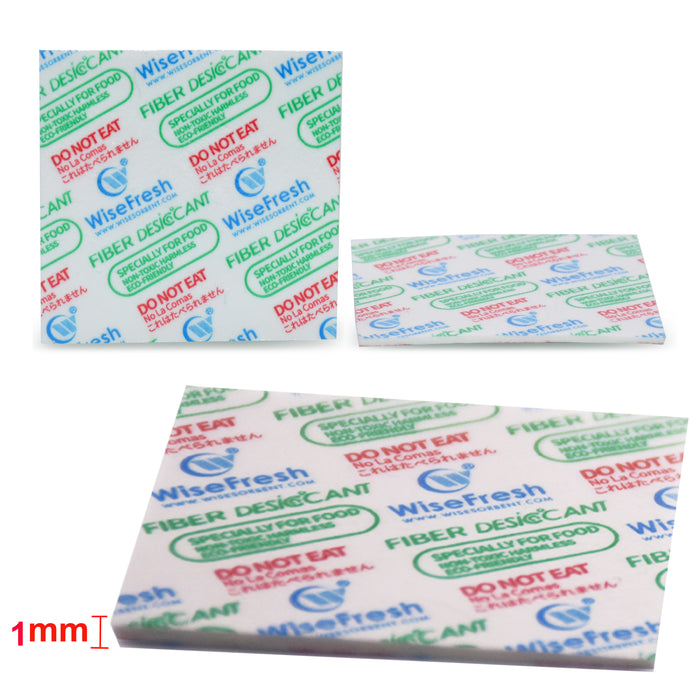 Fiber Desiccant Card 3.35 x 3.35 x 0.04 Inch