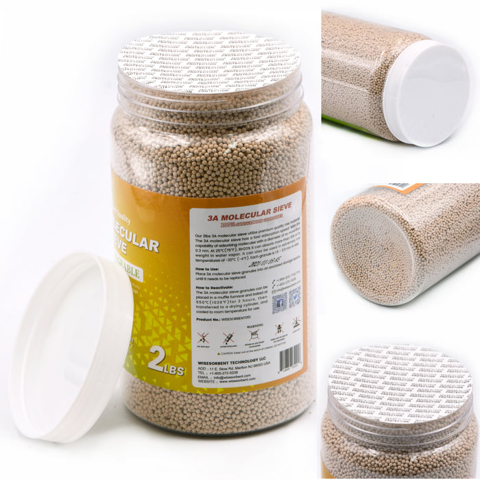 2LBS 3A Molecular Sieve Desiccant Beads