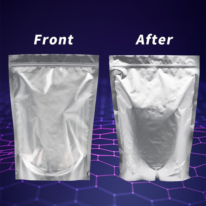 1 QUART Smell Proof Bags with Clear Window Resealable Mylar Bags Leak Proof 7x10