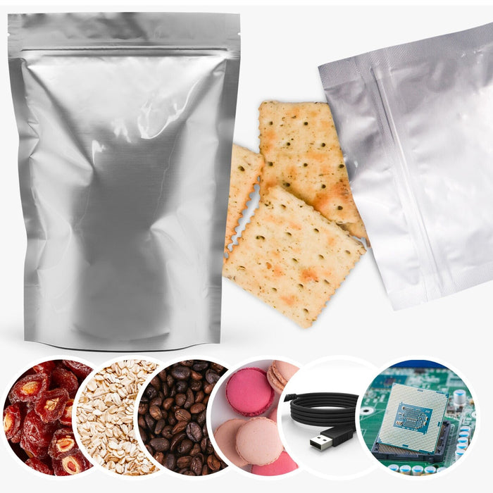 Black Poly Plastic Heat Seal Bags Food Safe Storage Bags for Freeze-Dried  Candy