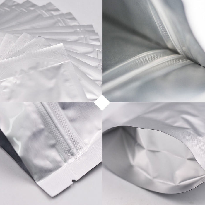 1 Gallon Mylar Bags for Food Storage Resealable Zipper Heat